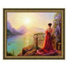АЖ-1824 Картина стразами «На утренней заре» 50*40см