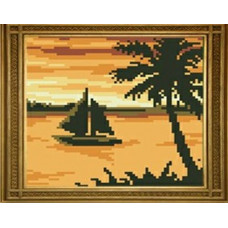 7151 Мозаика Cristal 'Теплый берег', 21*21 см
