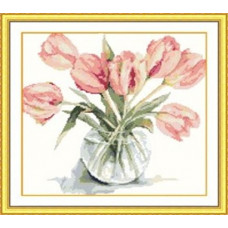 7432 Мозаика Cristal 'Букет тюльпанов', 45*43 см
