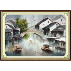 51167 Картина со стразами 5D 'В тумане', 76x55см