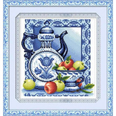 1186 Мозаика Cristal 'Гжель', 37*40 см