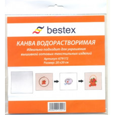 Канва водорастворимая 20х20см Bestex