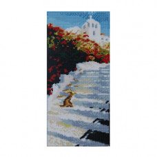 F0806 Мозаика 'Лестница' 17*40 см. (холст 20*43см), Cristal