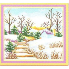 7496 Мозаика Cristal 'Зима', 35*35 см