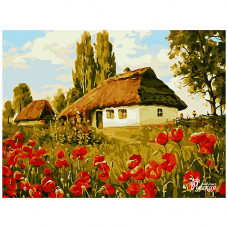 RL023 Маки в деревне