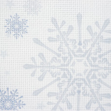 Дизайнерская канва Bestex 30*30 см (Снежинки)
