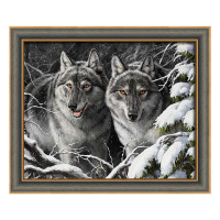 АЖ-1818 Картина стразами «Разбойники» 50*40см