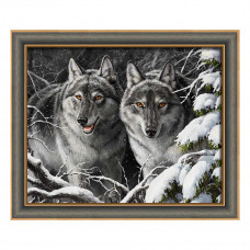 АЖ-1818 Картина стразами «Разбойники» 50*40см