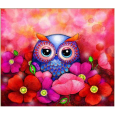 1342 Мозаика Cristal 'Совушка', 50*40 см