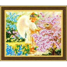 КБА-4004 Канва с рисунком для бисера 'Лучики света', А4