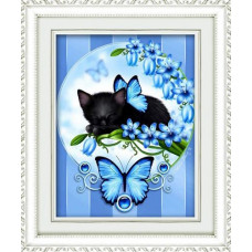 1335 Мозаика Cristal 'Голубые мечты', 40*50 см