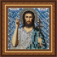 083ПМИ Набор для вышивания бисером 'Вышивальная мозаика' Икона 'Св. Иоанн Предтеча', 6,5*6,5 см