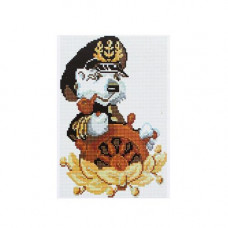 CZ005 Мозаика на деревянной основе 'Капитан', 20*30 см