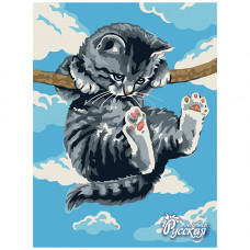 KA021 Котёнок на ветке
