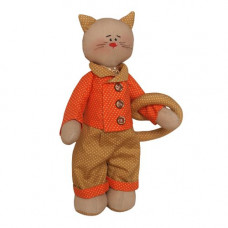 C002 Набор для изготовления текстильной игрушки 27см Catstory (Ваниль)